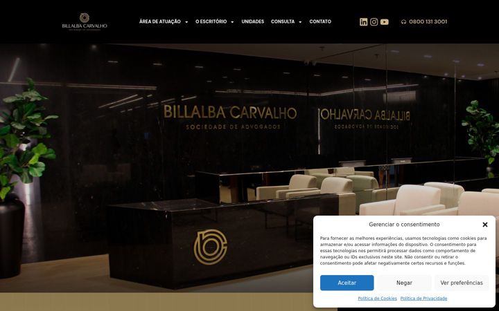 Екранна снимка на billalbacarvalho.com.br