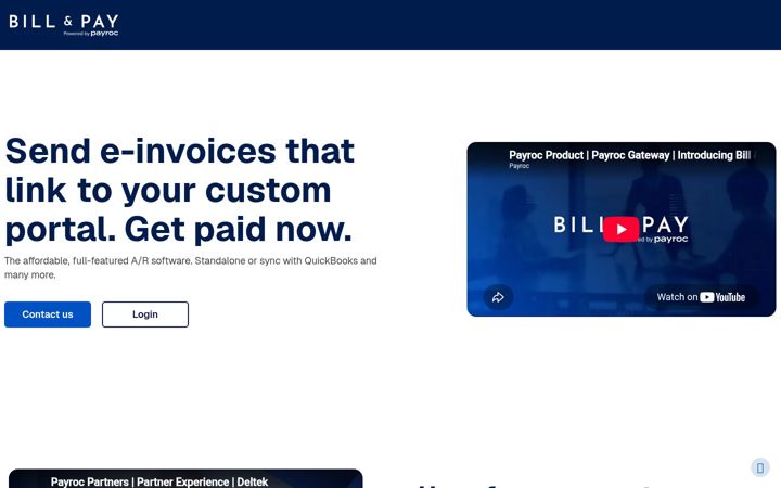Screenshot of billandpay.com
