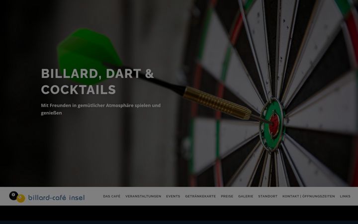 Screenshot of billard-cafe-insel.de