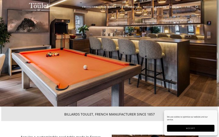 Screenshot of billard-toulet.us