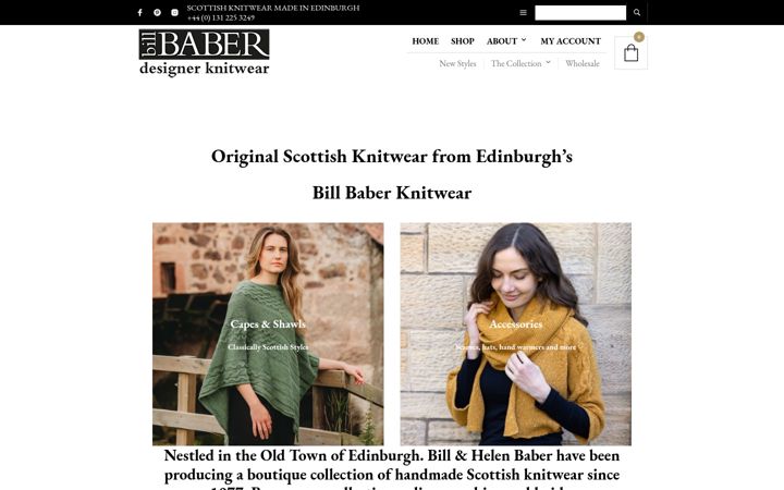 Screenshot of billbaber.com