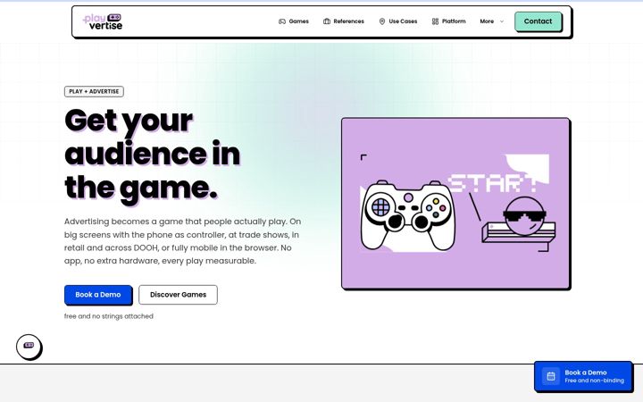 Screenshot of billboard.games
