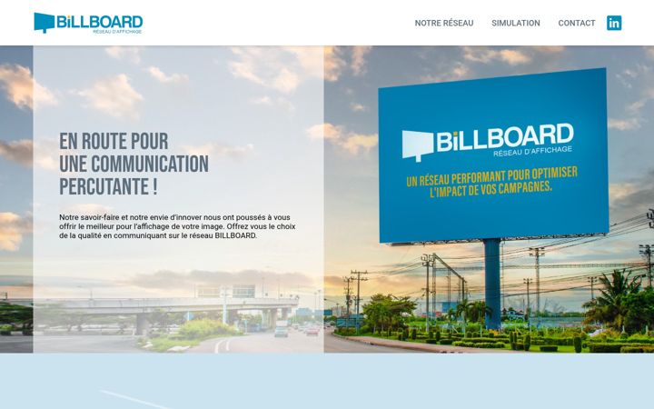 Screenshot of billboard.nc