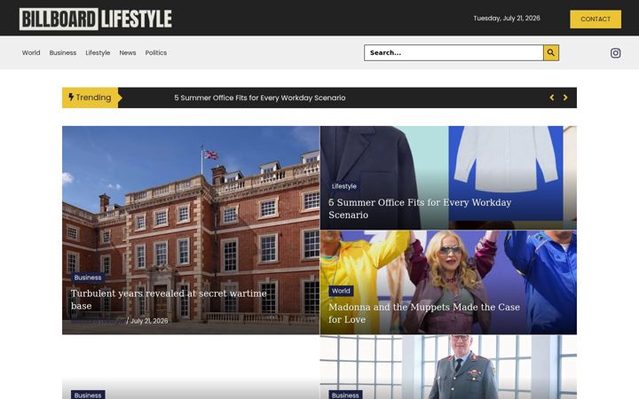 Screenshot του billboardlifestyle.com