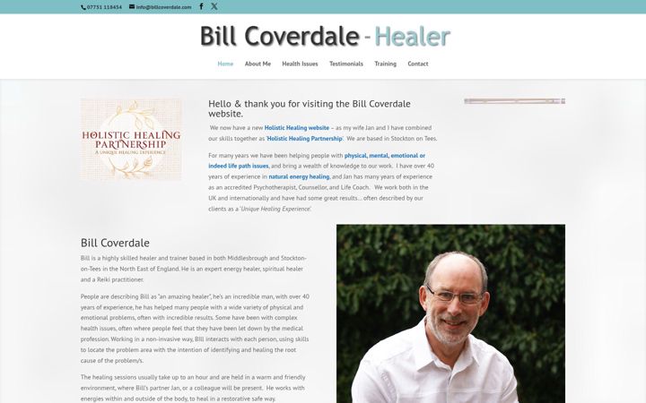 Screenshot of billcoverdale.com