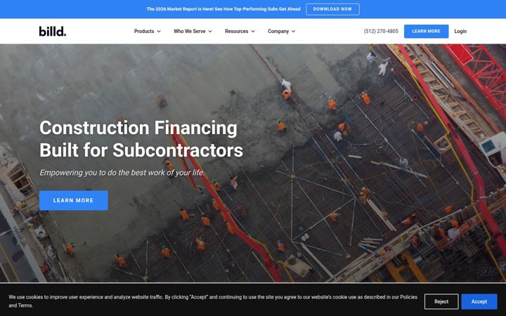 Screenshot of billd.com