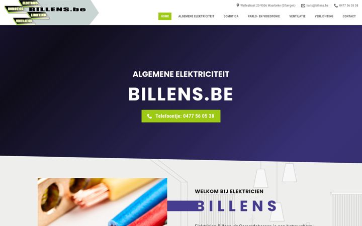 Screenshot of billens.be