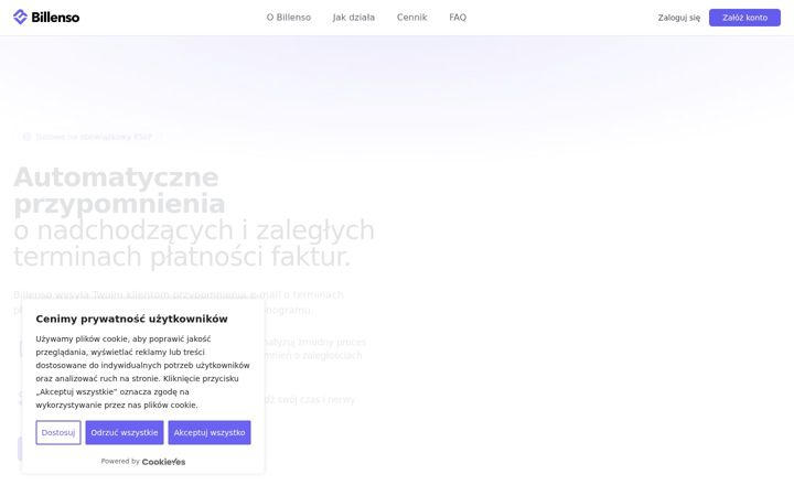 Screenshot of billenso.com