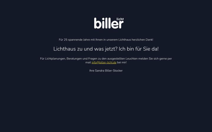 Skärmbild av biller-licht.de