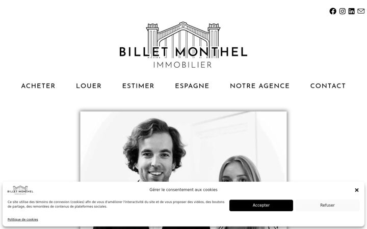 Screenshot von billetmonthel.fr