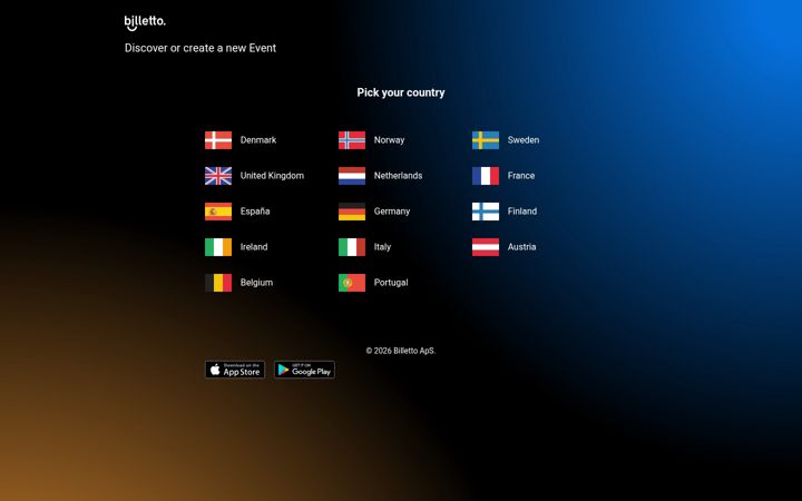 Screenshot of billetto.com