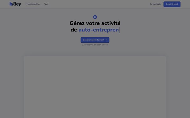 Screenshot of billey.io