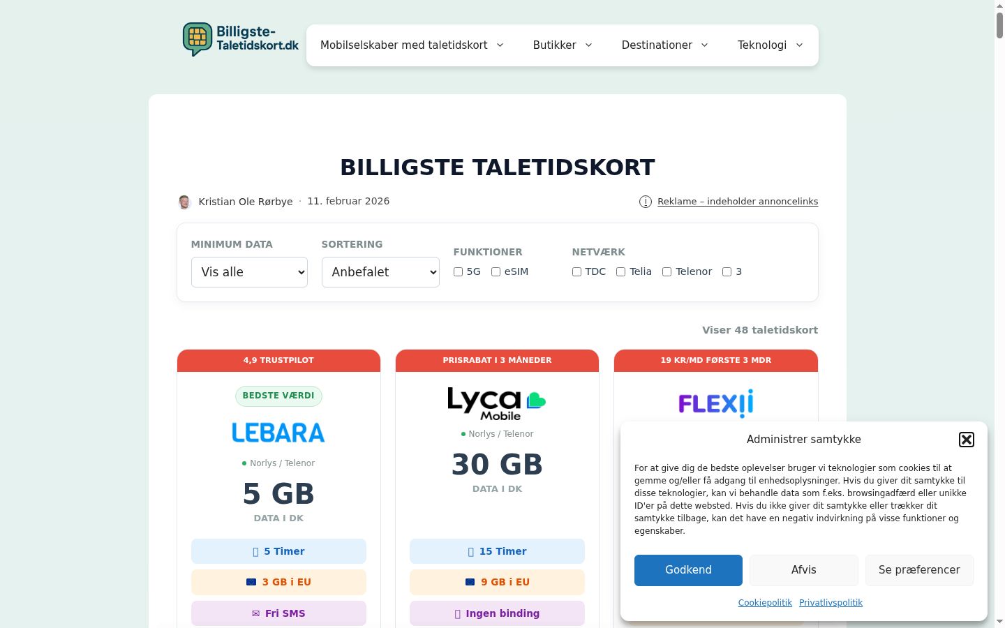 Snímek obrazovky baneru souhlasu zobrazeného před jakoukoli interakcí