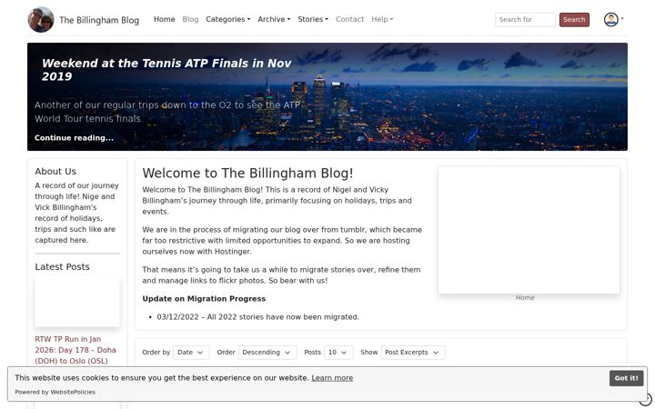 Screenshot of billingham.net