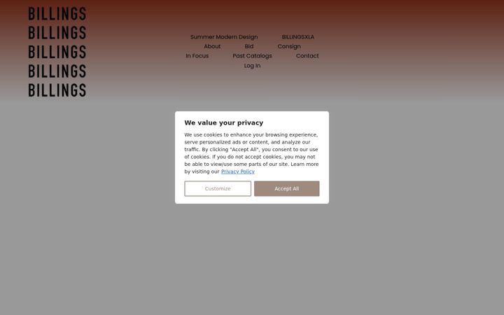 Screenshot of billingsauction.com