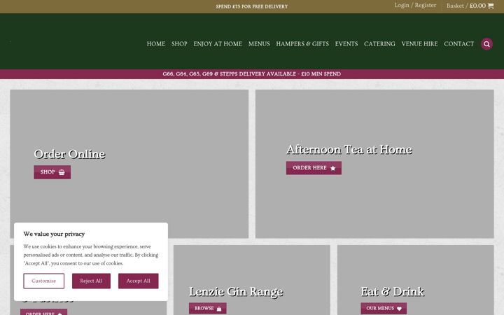 Screenshot of billingtonsoflenzie.co.uk