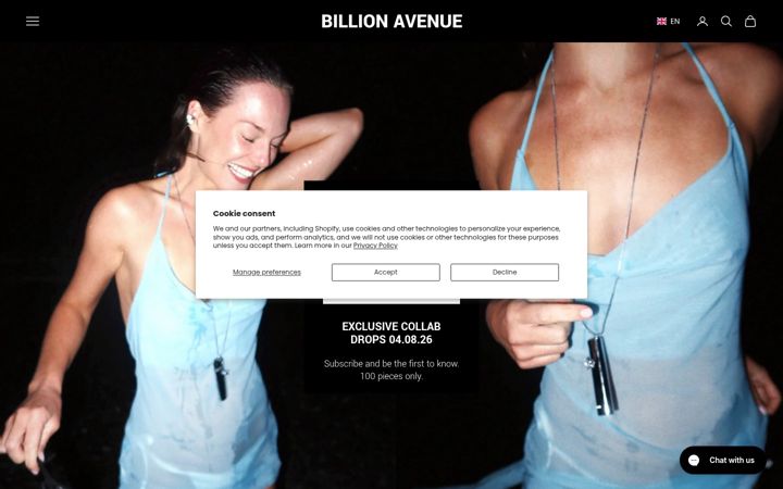 Screenshot of billionavenue.com