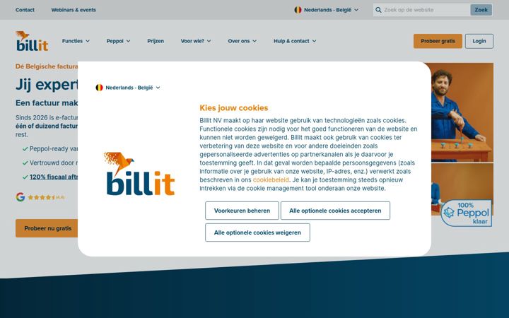 Képernyőkép: billit.be