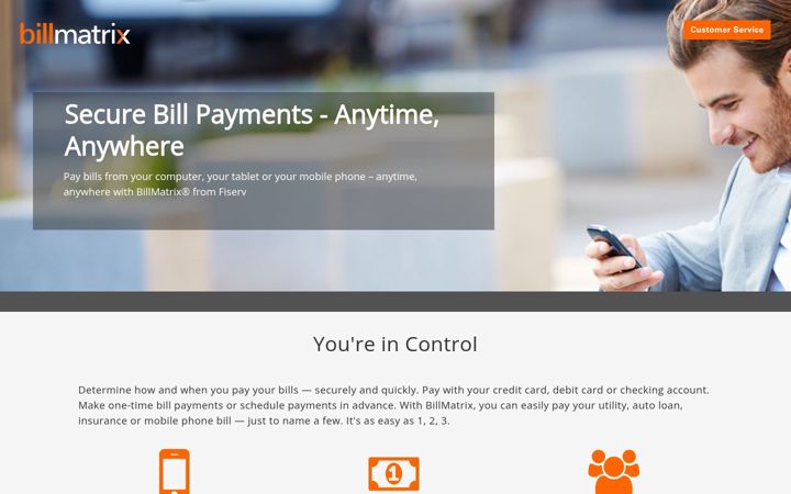 Screenshot of billmatrix.com