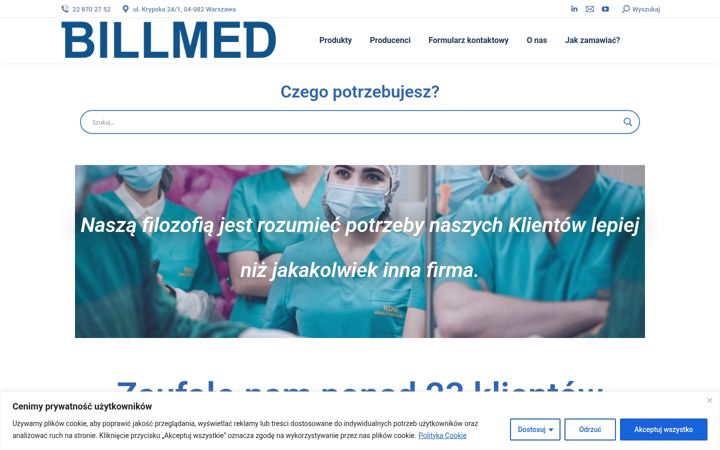 Screenshot von billmed.pl