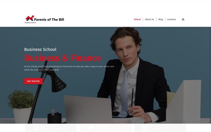 Screenshot of billmyparents.com