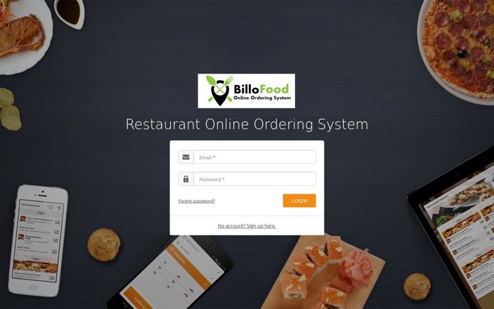 Screenshot of billofoodportal.com