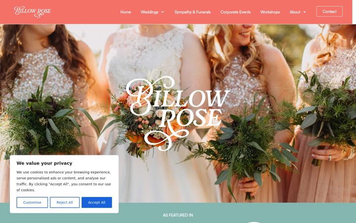Screenshot of billowrose.com