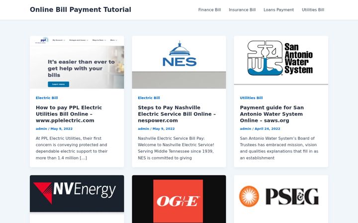 Screenshot of billpayment.onl