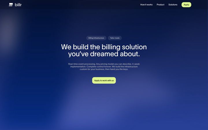 Screenshot of billr.io