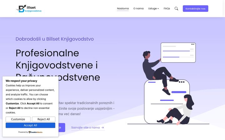 Screenshot di billset.hr