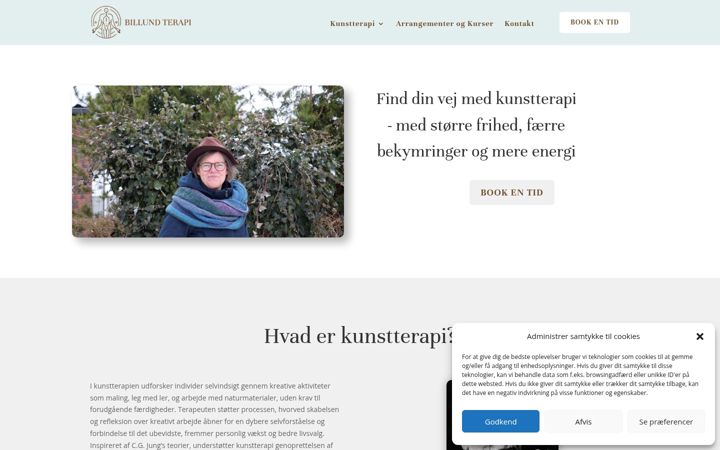 Screenshot of billundterapi.dk