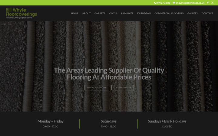 Screenshot of billwhyte.co.uk