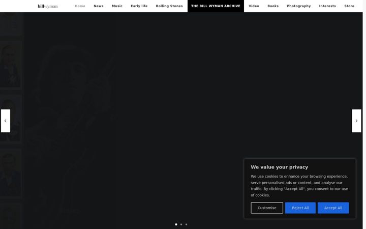 Screenshot of billwyman.com