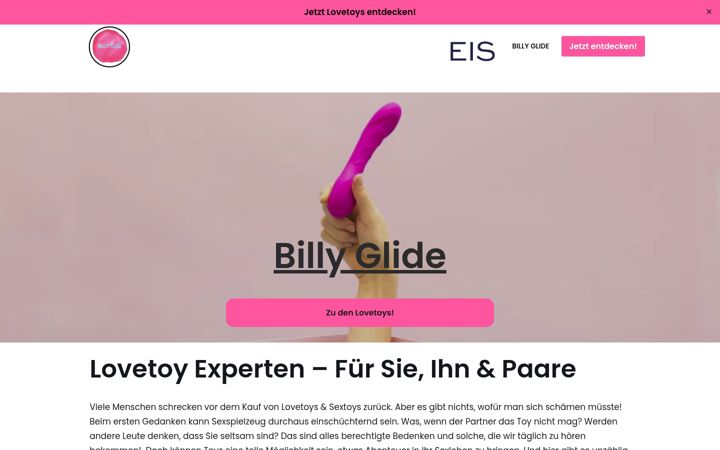 Screenshot of billy-glide.com