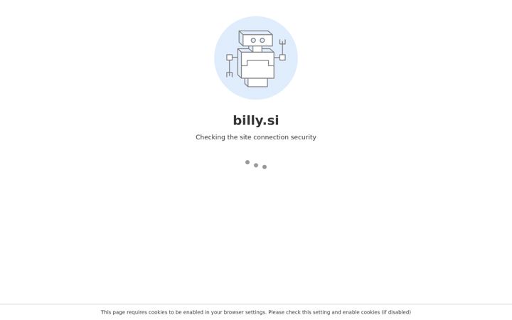 Screenshot of billy.si