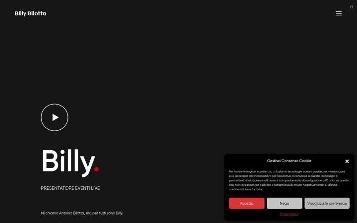 Screenshot of billybilotta.it