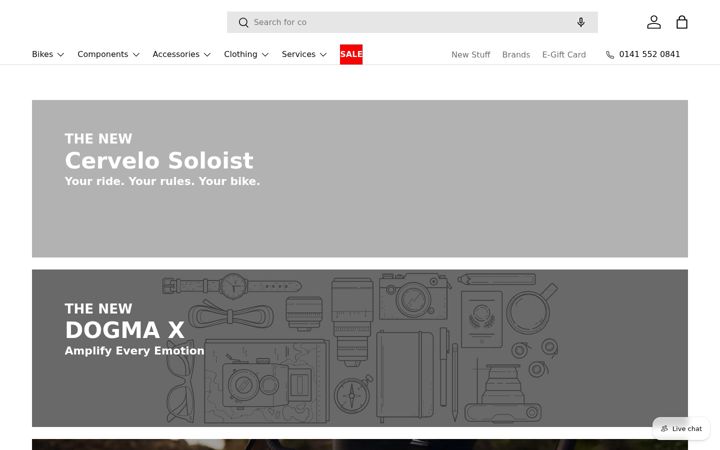 Screenshot of billybilslandcycles.co.uk
