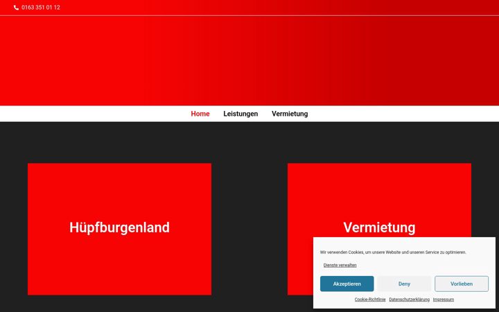 Screenshot of billys-event.de