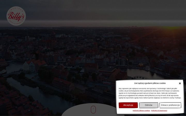 Screenshot von billys.com.pl