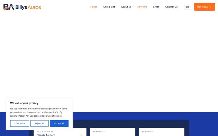 Screenshot of billysautos.gr