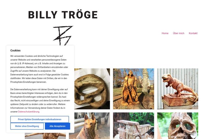 Screenshot of billytroege.de