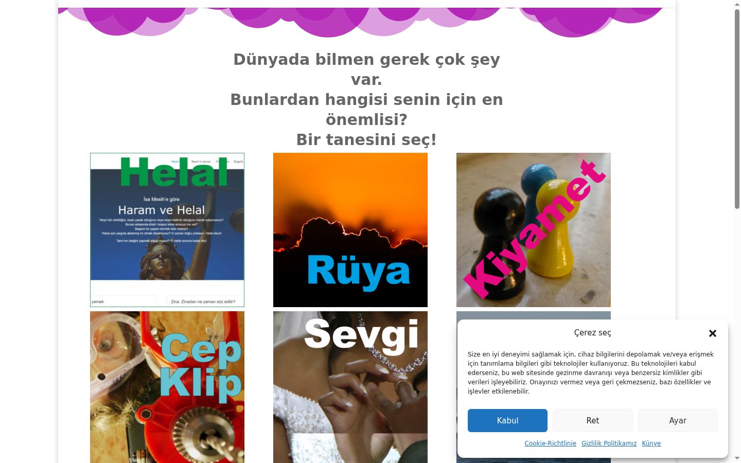 Screenshot tal-banner tal-kunsens muri qabel kwalunkwe interazzjoni