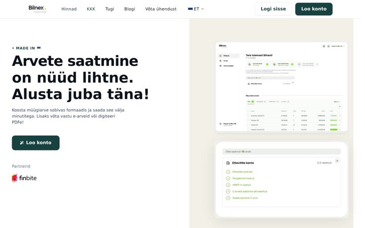 Skærmbillede af bilnex.io