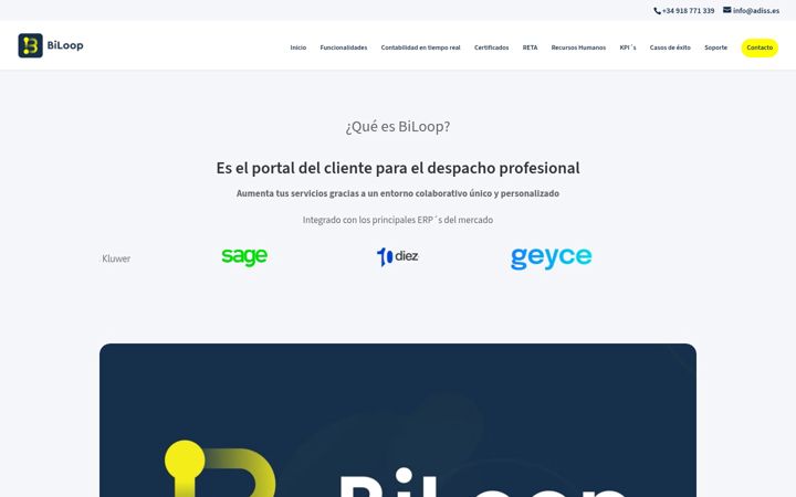 Screenshot of biloop.es