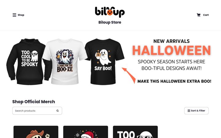 Screenshot of biloup.com