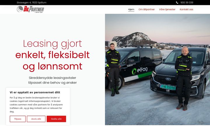 Screenshot of bilpartner.as