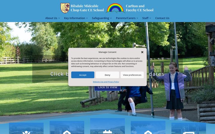 Screenshot of bilsdalecarltonschools.co.uk