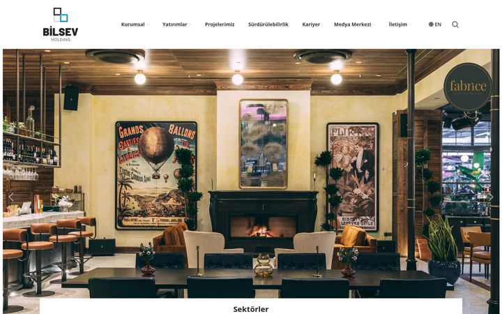 Screenshot of bilsevholding.com