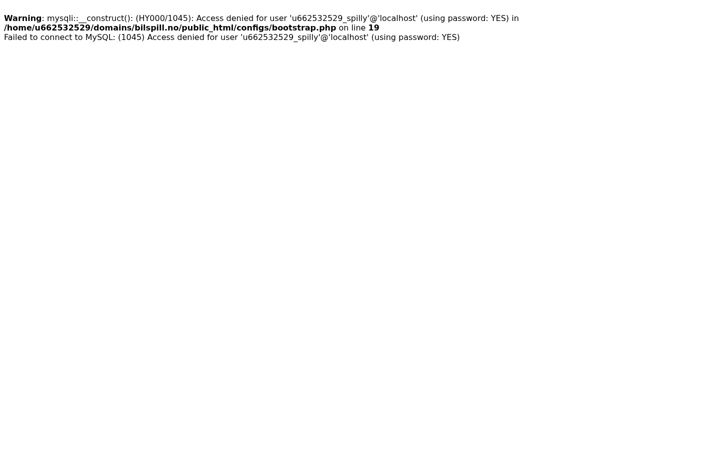 Screenshot of bilspill.no