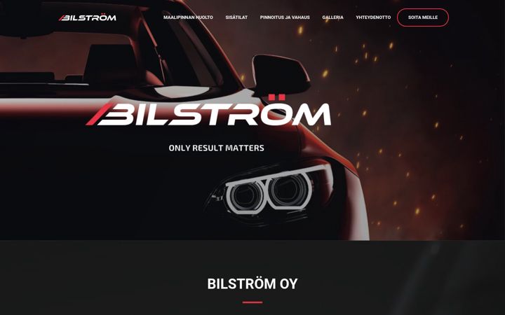 Screenshot of bilstrom.com